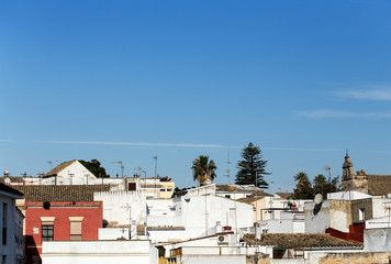 Churches and streets. Jerez de la Frontera, Spain
