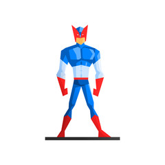 Superhero. Vector illustration on white background