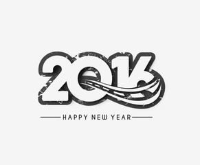 Fototapeta premium Happy new year 2016