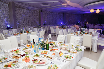 Served for a banquet table