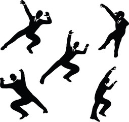 businessman climbing