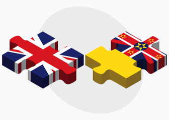 United Kingdom and Niue Flags