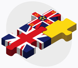 United Kingdom and Niue Flags