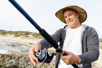 Obraz premium Picture of fisherman 