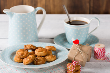 Coffee with cookies