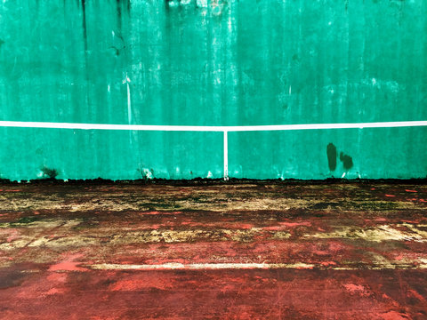 Old Tennis wall
