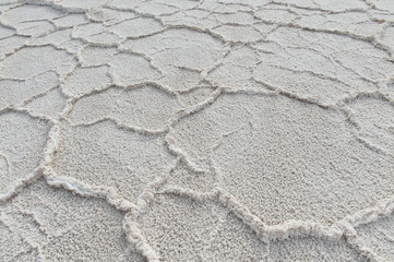 pattern of salt in Death valley, USA