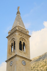 The old buildings in Perast, Montenegro