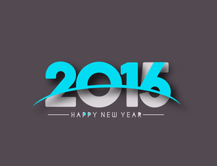 Obraz premium Happy new year 2016