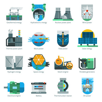 Energy Production Icons
