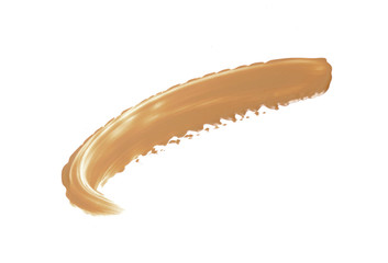 Liquid foundation isolated on white 