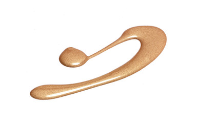 Liquid foundation isolated on white 