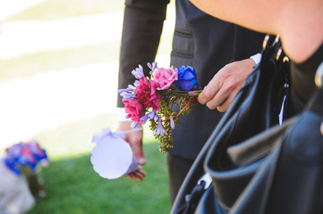 Groom with Boutonniere