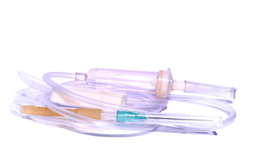 Infusion set on isolated