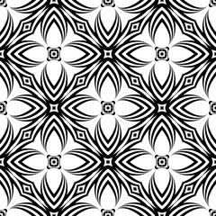 Design seamless decorative flower pattern