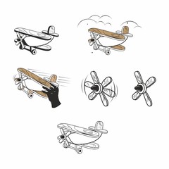 Obraz premium wooden airplane
