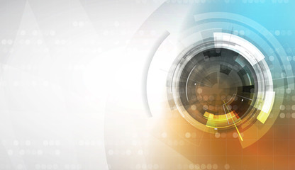 abstract technology background Business & development direction