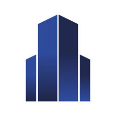 Modern Blue Sky Building