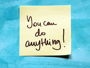 you can do anuthing