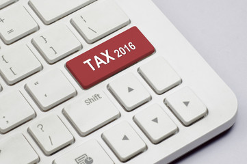 Tax 2016 - Business Concept