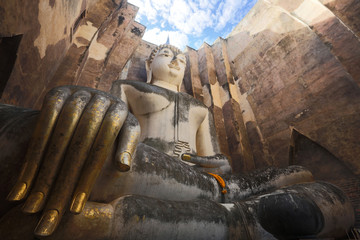 タイ国スコータイの仏像