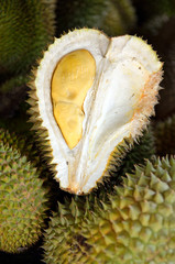 Obraz premium Group of durian in the market...