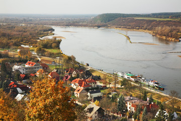 Panoramic view  of Kazimierz Dolny. Poland