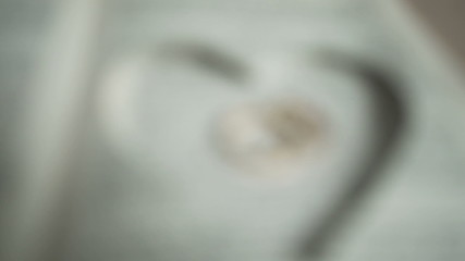 wedding rings on a book page.