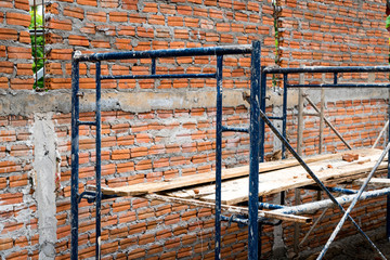 Brick wall pattern texture