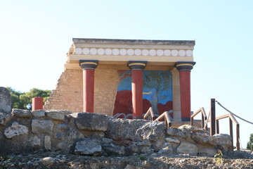 Knossos auf Kreta bei Heraklion