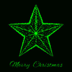 Merry Christmas of lights