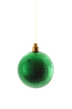 green  ball christmas toy