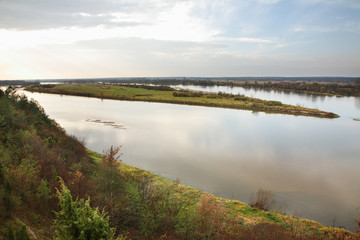 Cow Island (Krowia Wyspa) near Kazimierz Dolny. Poland