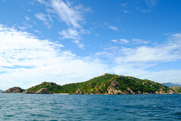 Beautiful islands at Cam Ranh Bay, Khanh Hoa, Viet Nam