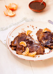 Chocolate pancakes