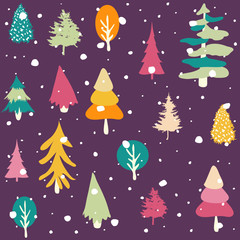 Winter Seamless Pattern