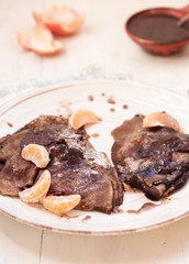 Chocolate pancakes