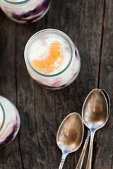 Yogurt with fruits