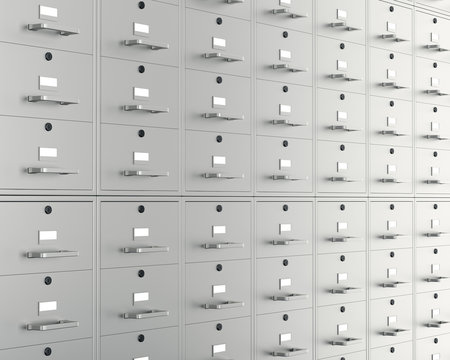 Wall Of File Cabinets