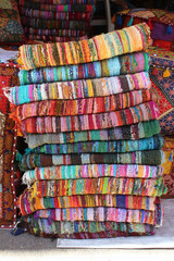 Tapis indien - fibres recyclés