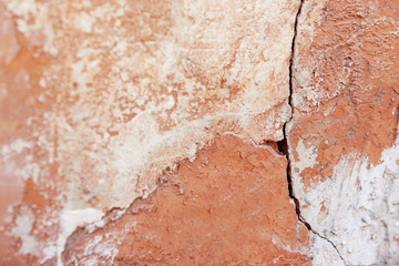 Background of old cracked brick  wall
