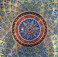 Details pattern of porcelain, background , thai pattern