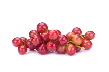 grapes isolated on over white background