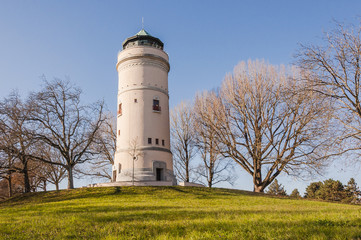 Basel, Stadt, Bruderholz, Wasserturm, Turm, Aussichtsturm, Spazierweg, Winterspaziergang, Winter, Basel-Stadt, Schweiz