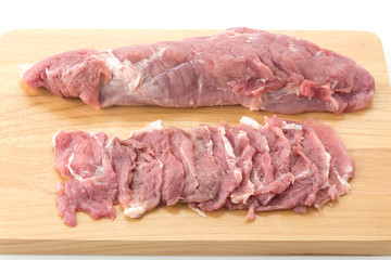slice pork