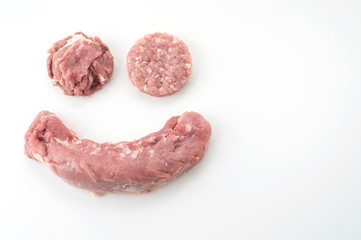  Fillet slice and minced pork