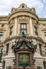 Fototapeta na wymiar Architectural details of Opera National (Garnier Palace). Paris.