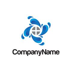 water window vector logo icon