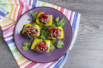 Georgian pkhali and eggplant