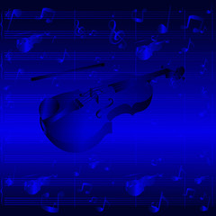 Abstract background violin.